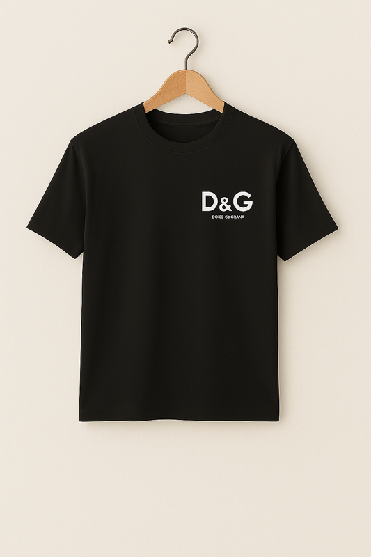 D&G Black Signature T-SHIRT